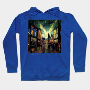 Starry Night in Diagon Alley Hoodie